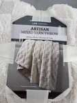 Life Comfort Artisan Mixed Yarn Throw Blanket Beige 60X70IN Polyester Checkered. Fixed Price $24.99.