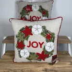 Kirkland Signature Holiday Joy Pillow Decorative Throw Set Of 2 X16. Fixed Price $16.89.