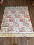 Vtg Disney Stone Age Mickey Minnie Dinosaur Twin Blanket Rare 86"X70". Fixed Price $29.99.