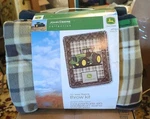 New No Sew Throw Diy Blanket Kit Fleece Finish 43" X 55" John Deere Collection. Fixed Price $40.00.