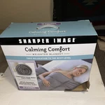 Sharper Image Calming Comfort Weighted Blanket, 15 Lbs Adult - Gray. Fixed Price $27.97.