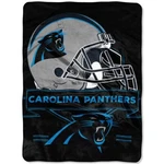 Carolina Panthers Nfl Northwest Royal Plush Raschel Blanket 60"X80". Fixed Price $44.88.