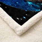 Beautiful Peacock And Nice Stars 3D Warm Plush Fleece Blanket Picnic Sofa Couch. Fixed Price $63.84.