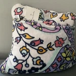 Vera Bradley Fleece Travel Blanket White New. Fixed Price $20.99.
