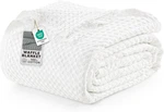 White 100% Cotton Waffle Blanket 300 Gsm King - 90X108 Inch Soft Lightweight. Fixed Price $56.38.