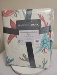 Madisonpark Oversized Cotton Quilted Throw Blanket Ocenview 50"X70" New. Fixed Price $21.00.
