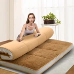 Fleece Foldable Japanese Floor Mattress-super Soft Fuzzy Sleeping Pad For Adults. Fixed Price $99.00.