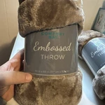 New Comfort Bay Soft Throw 50X60IN Super Brown. Fixed Price $7.70.