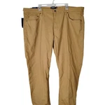 Chaps Mens Big & Tall Straight Fit 5-POCKET Stretch Khaki Pants 48X30 Tan New. Fixed Price $23.97.