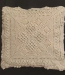 Ralph Lauren Cream Crochet Knit Linen/cotton Toss Throw Pillow Bedroom 12 X. Fixed Price $45.00.