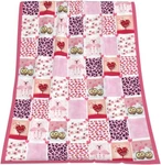 Valentine Pink Throw Blanket Sweet Love Pattern Gift For Her. Fixed Price $79.95.