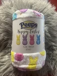 Peeps Bunny Rabbit Plush Throw Blanket 50X60 Easter Special Edition White. Fixed Price $19.99.