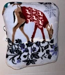 New Vera Bradley Fleece Travel Blanket Pillow 60 X 45 Merry Mischief Snow Day. Fixed Price $29.99.