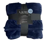 Ralph Lauren Classic Monogram Micromink Plush Blanket Navy Blue Twin/twin X-long. Fixed Price $59.95.