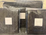 Rh Restoration Hardware Silk Queen Full Quilt Blanket Coverlet Set Greystone. Fixed Price $329.00.