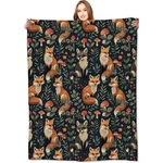 50X60 Inch Woodland Fox Animal Forest Throw Blankets Kids. Fixed Price $40.91.