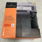 Cuddl Duds Plush Heated Blanket Full 80X84 Gray 10 Settings Controller. Fixed Price $69.00.