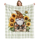 Aimego Gnome Blanket Gifts For Women Girls Sunflower Home D.... Fixed Price $31.27.