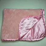 Brookstone Nap Baby Pink Blanket Plush Throw Travel Satin 33X48 - Read. Fixed Price $59.99.