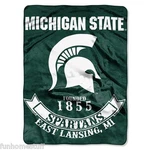 Michigan State University Ncaa Msu Spartans Twin Soft Throw Blanket 60X80 Inch. Fixed Price $50.30.
