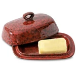 Hasense Porcelain Butter Dish With Lid, Covered Container Handle.... Fixed Price $44.63.