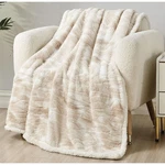Noble House Alaska Fields Ultra Warm And Cozy 50" X 60" Throw - Beige. Fixed Price $38.00.