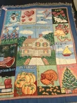 New Nwt Tapestry Throw Blanket Manual Woodworkers & Weavers Thru The Year Usa. Fixed Price $29.98.