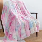 Gonaap Fuzzy Faux Fur Throw Blanket Tie-dye Rainbow Super Soft Cozy Plush Fuz.... Fixed Price $30.14.