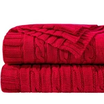 Ntbay 100% Pure Cotton Oversize (60X80) Cable Knit Throw Blanket, Super Soft .... Fixed Price $69.17.