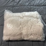 New Pottery Barn Ivory Faux Fur Oversized Throw Blanket $279 Retail. Fixed Price $224.95.