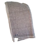 Cashmere 4 Ply Throw/shawl Hand Loomed Nepal 2 Color Charcoal & Pearl. Fixed Price $132.00.