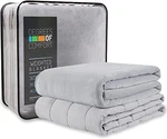 Degrees Of Comfort Weighted Blanket Queen Size, 60X80 18LBS, Gray. Fixed Price $49.41.