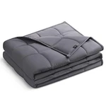 Zonli Weighted Blanket (60"X80", 15 Lbs, Grey), Queen Size F.... Fixed Price $39.50.