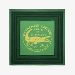 Lacoste Graphic Crocodile Green Blanket, Rectangular, Mpn 21.345.000. Fixed Price $500.00.