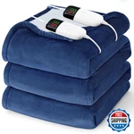 Bomova Heated Electric Blanket Queen Size - 84 X 90 Heating Dual. Fixed Price $72.35.