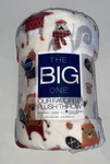 Lodge Critters Beavers The Big One Oversized Soft Throw 5'X6' Plush Blanket. Fixed Price $24.95.