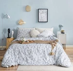 Susybao Blue White Floral Duvet Cover 100% Cotton 3 Pcs Queen,. Fixed Price $81.99.