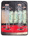 Star Trek Blanket Beam Me Up Transporter Room Fleece Throw 45" X 60". Fixed Price $29.59.