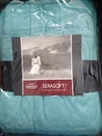 Berkshire Blanket Premium Quality Serasoft Aqua Twin 60 X 90". Fixed Price $49.99.