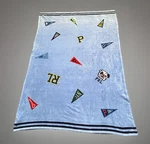 Polo Ralph Lauren Collegiate Varsity Throw Plush Blanket 67" 47" Pennant Logo. Fixed Price $28.90.