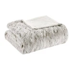 Madison Park Zuri Faux Fur Tiger Striped Oversized Throw Blanket Luxurious. Fixed Price $46.65.