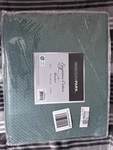 Madison Park Egyptian Cotton King Blanket Green Solid Color Breathable Oeko-tex. Fixed Price $40.00.