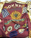 Vintage Donna Karan Dkny Scarf New York Jeans Silk Crests Flags Italy 1992 Sport. Fixed Price $39.99.