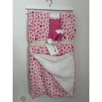 New Jessica Simpson Girls Plush Throw Blanket Pink & Fleece Socks Set 48 X58. Fixed Price $24.94.