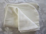 Baby Morgan White Receiving Blanket 100% Cotton Waffle 30 X 40 Usa Made New. Fixed Price $17.50.