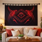 Pendleton Aicf Wool Wall Hanging Blanket Grandeur Sampson Frank Jr Eagle 65X39. Fixed Price $289.92.