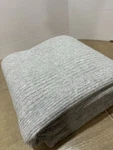 Pottery Barn Teen Cloud Jersey Coverlet Full Queen Medium Grey. Fixed Price $59.00.