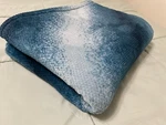 Super Soft Nice Mon Chateua Luxury Blue Ombre Large 58X70 Reversible Throw. Fixed Price $26.00.