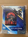Dc Batman Gotham City Dark Knight Silky Soft Throw Blanket 40 X50 New. Fixed Price $22.00.