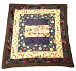 Handmade Littlest Pet Shop Baby Blanket Quilt 30X29 Fleece Back Lovey Stars Moon. Fixed Price $19.99.